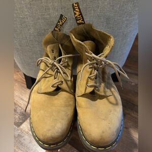 Dr. Martens Light Brown Lace-Up Boots